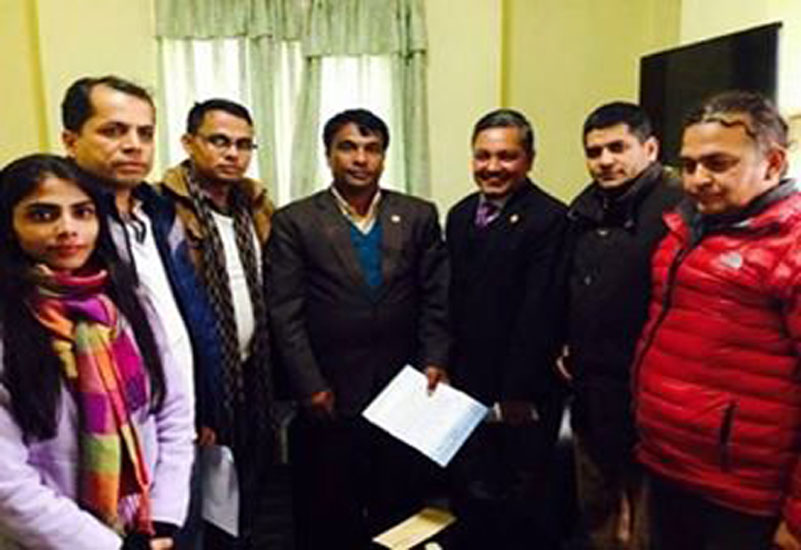 HURPES delegation meeting with Hon Youth and Sports Minister Daljit Shripali