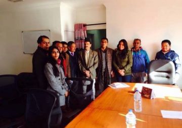 HURPES delegation meeting with Hon. Industry Minister Nabindra Raj Joshi